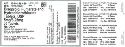 Bisoprolol Fumarate And Hydrochlorothiazide Tablets Usp 5 mg/6.25 mg (6 01.25 mg)
